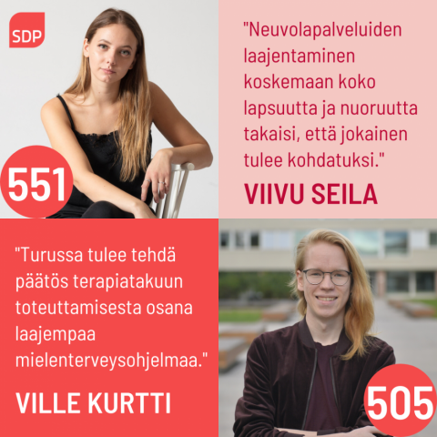 Turun Kuntavaaliehdokas Viivu Seila ja Ville Kurtti